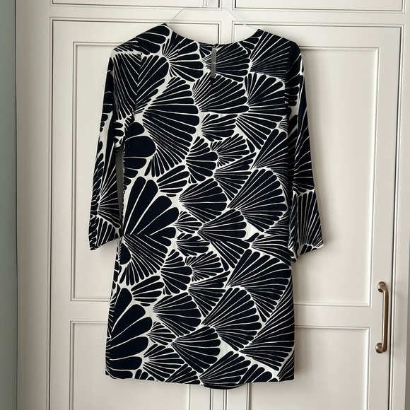 J.Crew Black and White Jules Fanfare Tunic Dress EUC Size 2 - Picture 8 of 8